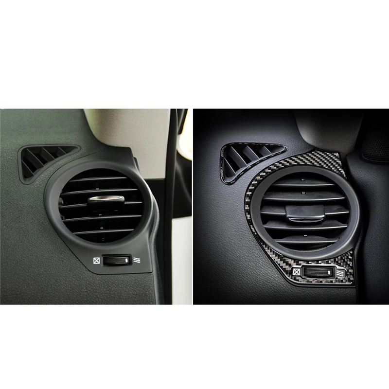 

2pcs/set Car styling Carbon Fiber Sticker for LEXUS IS250 300 350 2006-2012 left side Air Condition Vent Outlet Cover