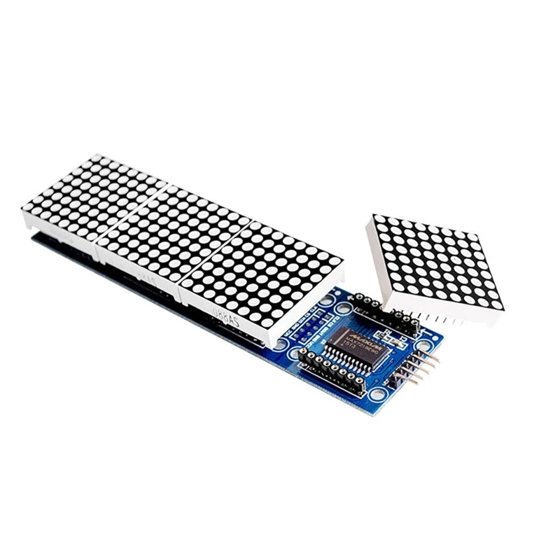Max7219 4 в 1 дисплей микроконтроллер 5P Линейный модуль подходит для Arduino точечная