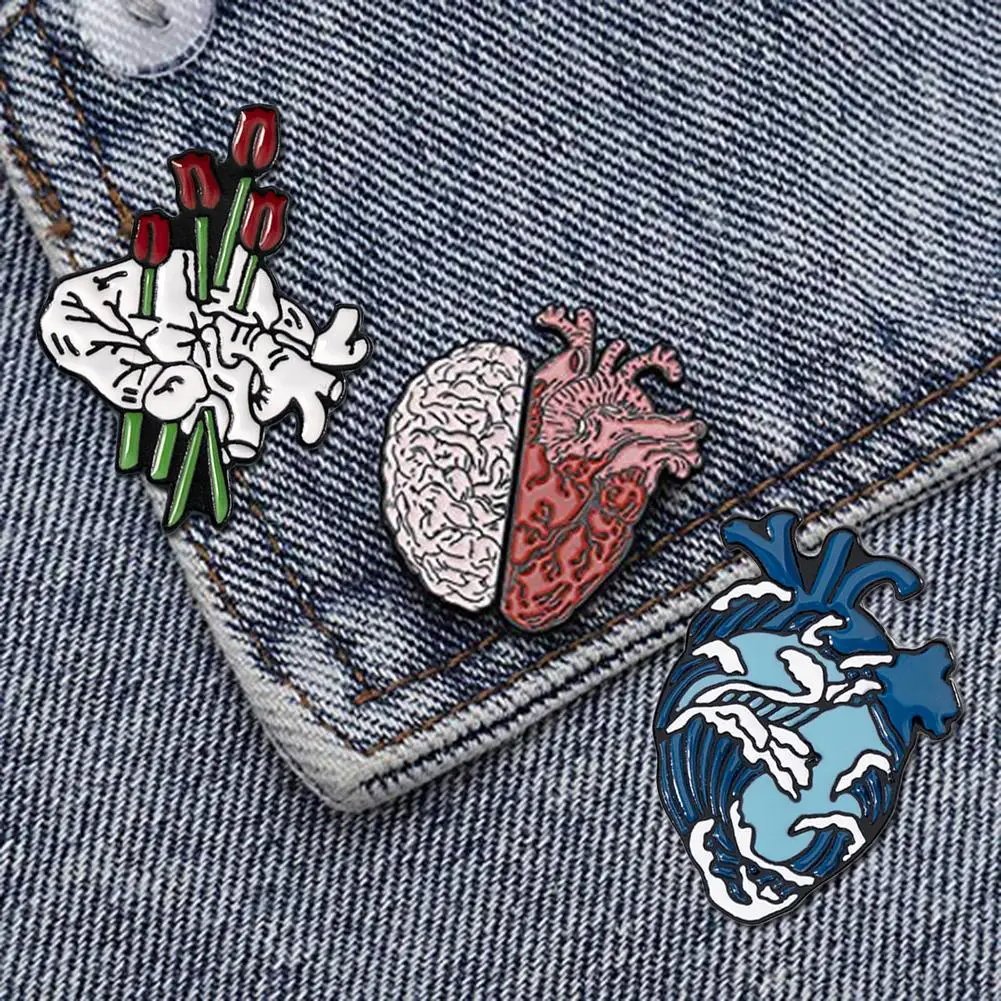 Эмалированная булавка 2 в 1 ручной работы из высококачественных материалов