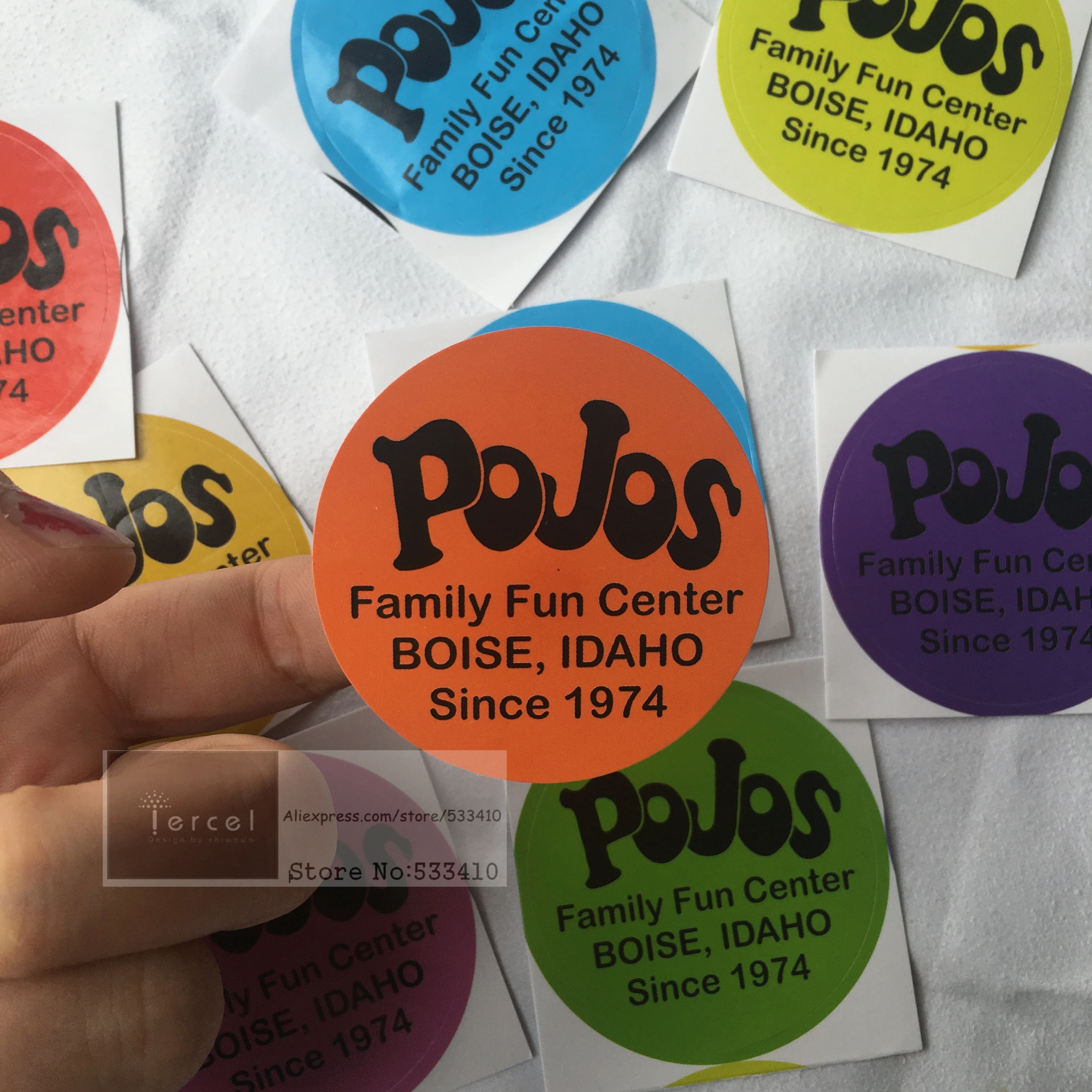 No MOQ custom paper sticker label/Customized made OEM no PVC label with free shipping | Канцтовары для офиса и дома