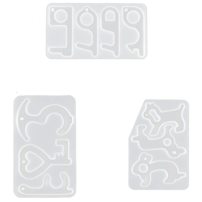 Ручная силиконовая форма для открывания двери сделай сам из кристаллов и