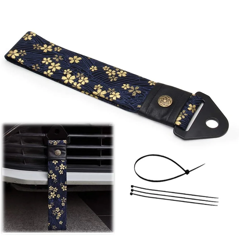 Personalize JDM Tow Strap 25cm Universal Racing Bushido Car tow Ropes Trailer Hook Towing Bars | Автомобили и мотоциклы