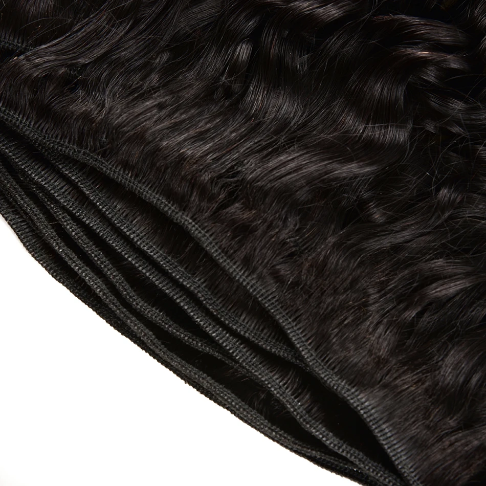 Laritaiya глубокая волна пряди 100% девственные человеческие волосы бразильские для