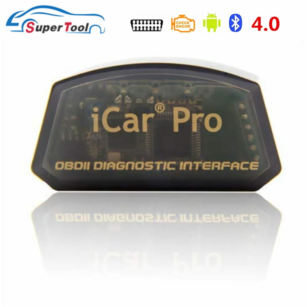 Icar Pro BT 4.0 OBD2 Vgate Icar Pro Bluetooth 3,0/4,0/wifi OBDII Icar Pro сканер для Android/IOS Авто ELM 327 Автомобильный диагностический инструмент ELM327 V2.1 - Цвет: Icar Pro BT 4.0
