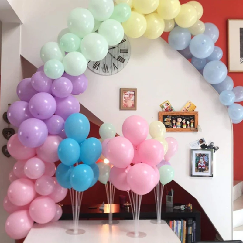 5Inch Macarons Pastel Color Balloons Latex Round Balloon Garland DIY Baby Shower Gender Reveal Birthday Party Wedding Decoration - купить по