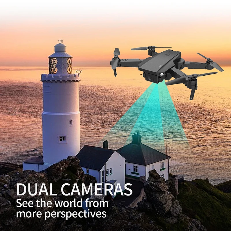 

2020 NEW Drone WIFI FPV Professional 4K Wide Angle HD 720p Dual Camera Optical Flow Positioning Follow Me Foldable RC Quadcopter