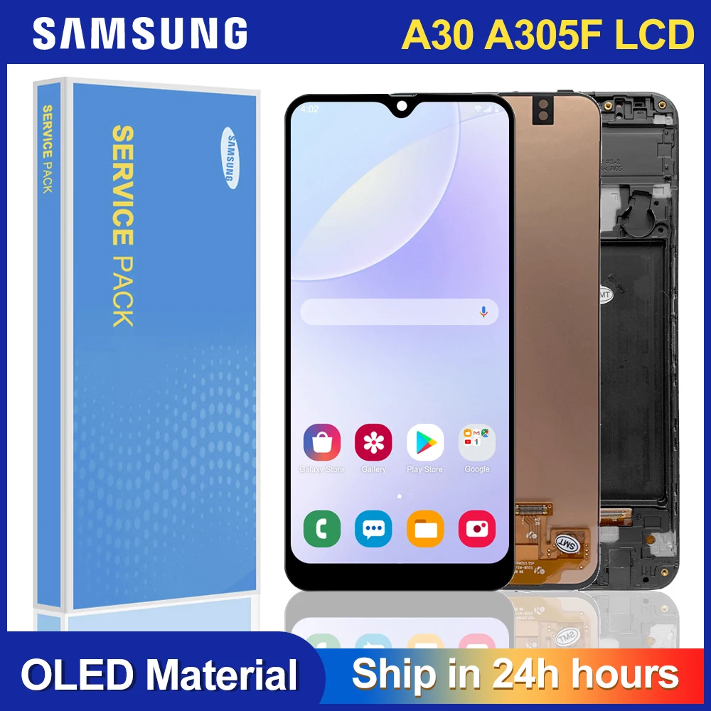 ЖК дисплей 6 4 ''Super Amoled для Samsung GALAXY A30 сенсорный экран с дигитайзером в сборе