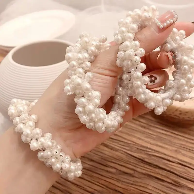 Жемчужные ободки для волос девочек резинка резиновая обувь повязка с характером