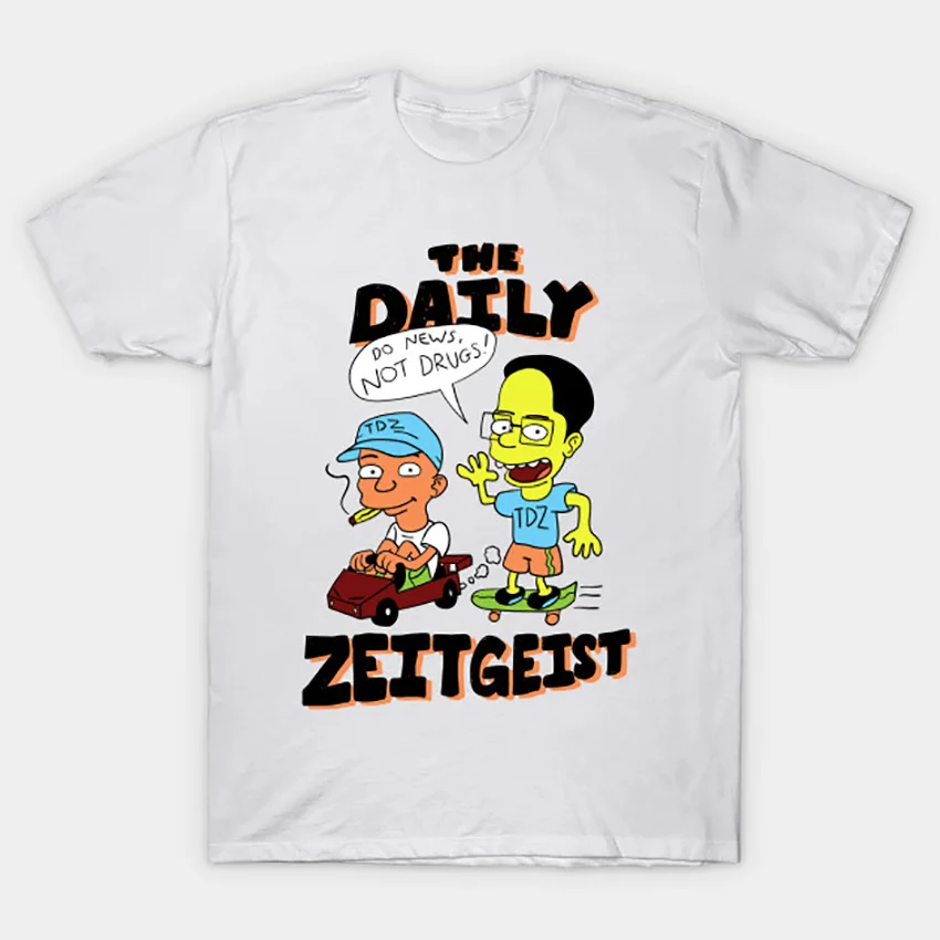 TDZ Bootleg Sempsons Caricatures t shirt The ежедневно Zeitgeist bootleg zeitgeist podcast|Мужские футболки| |