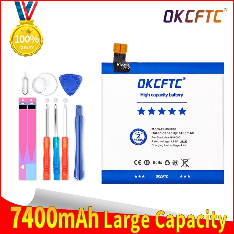 

7400mAh Original Battery For Blackview BV6000 BV6000S Phone Latest Production+Home Delivery