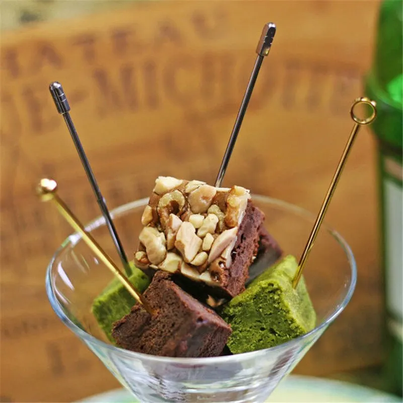 Многоразовые палочки для коктейлей из нержавеющей стали разные цвета отлично