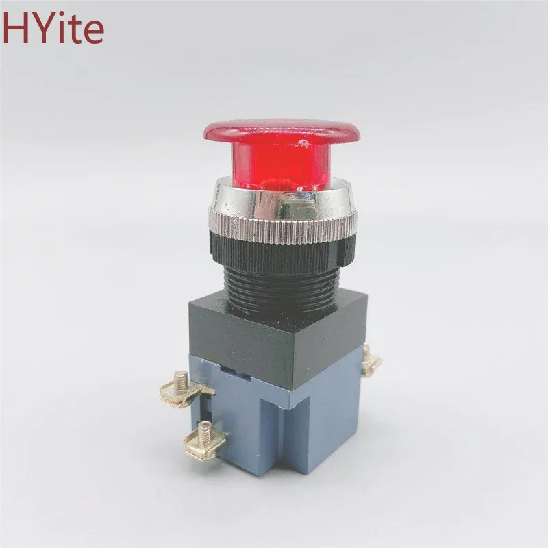 Выключатель кнопочный в виде гриба ВКЛ ВЫКЛ 3800 Электрический промышленный