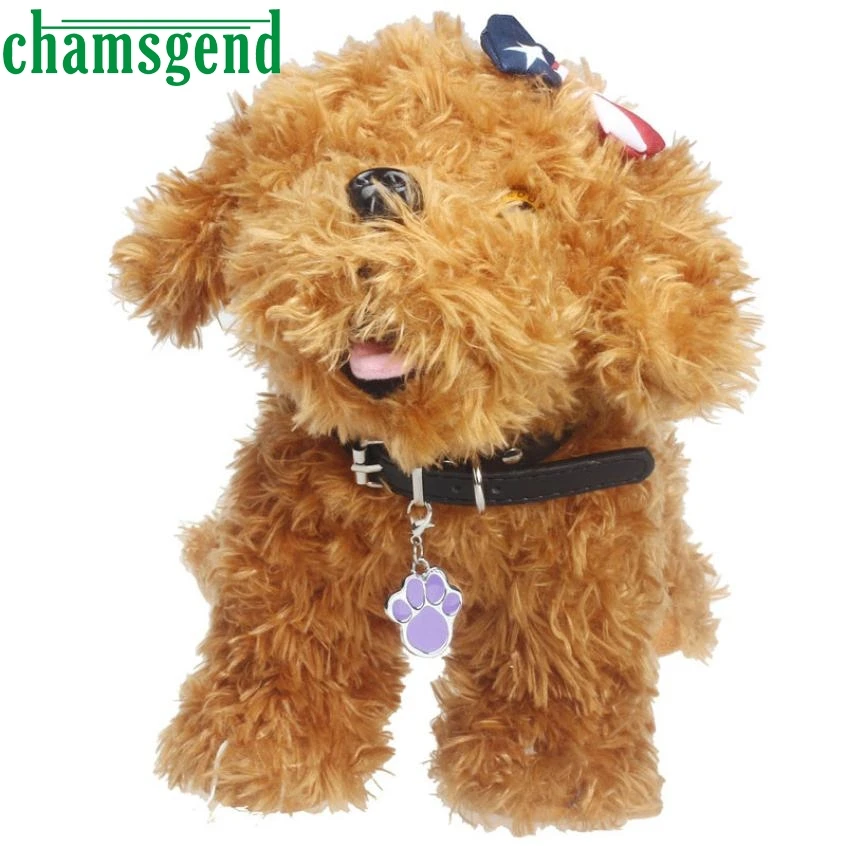 Милые украшения для домашних животных ошейник вешалка модные следы узор кулон со