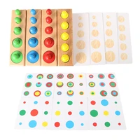 baby montessori educational toy children wooden stacking puzzle for