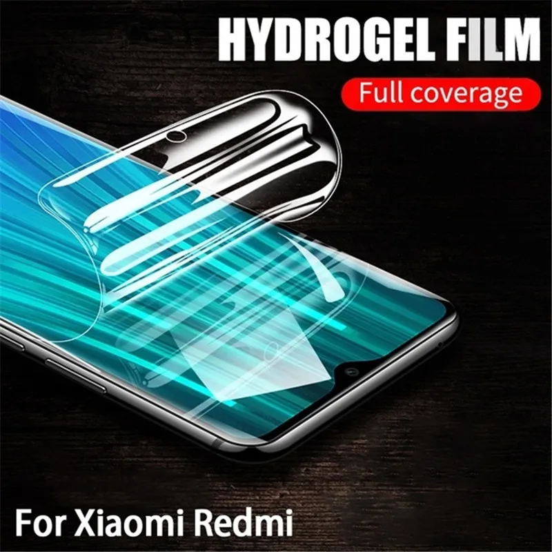Защитная Гидрогелевая пленка 9D для Xiaomi Redmi 4 4X 5 5A PLUS 6 6A pro note4 x 5a 7 8 9 | Мобильные