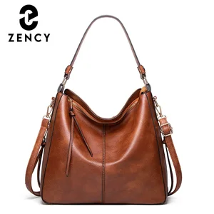 Zency 2022 Summer Classic Fashion Design Ladies Handbag Simple Casual Ladies Shopping Shoulder Bag Large Capacity Crossbody Bags