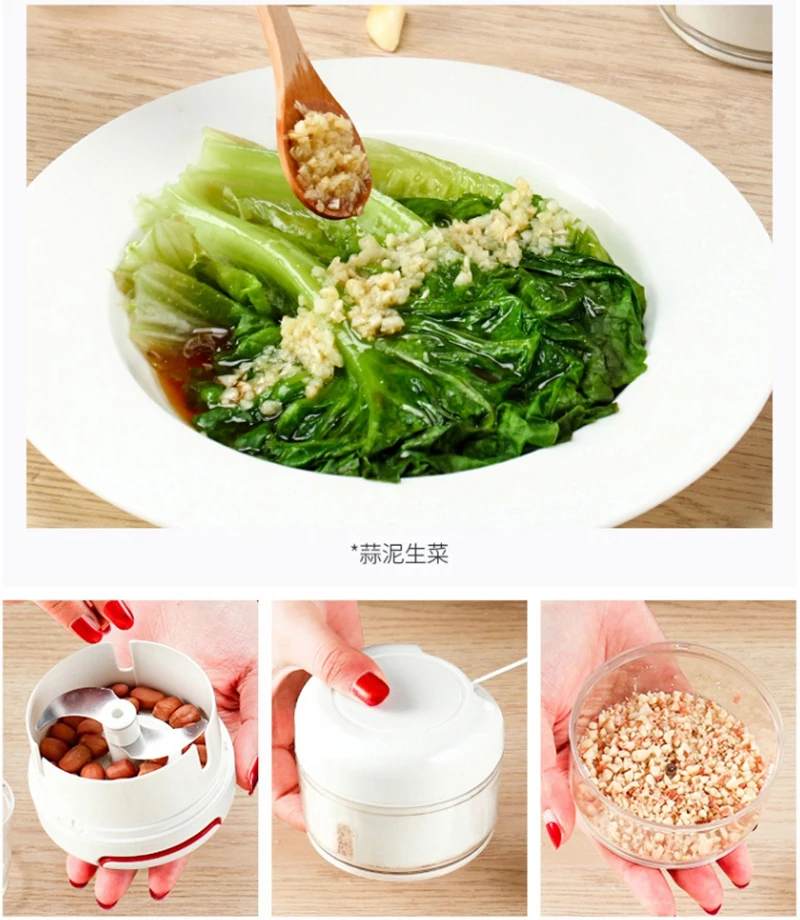 Кухня потянув измельчитель еды Бытовая Ручная Веревка процессор слайсер салат