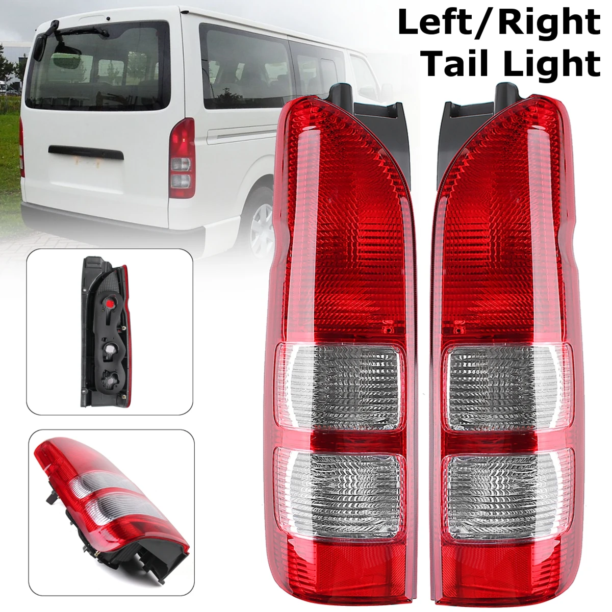 Задний фонарь 1/2 шт. корпус лампы серии 200 без задний для Toyota Hiace For Commuter 2005 2006 2007