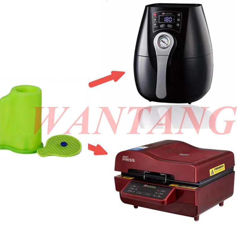 Бесплатная доставка Wtsfwf силиконовый резиновый зажим для кружки термопресс 3D