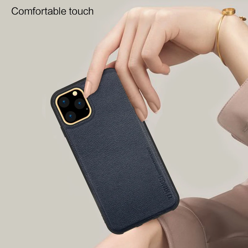 Bonola первый слой воловьей кожи чехол для iPhone 11/11Pro/11ProMax высококачественный