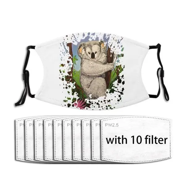 

Koala Face Mask Mascarilla Mouth Mask Reusable Washable PM2.5 Protection Face Mask