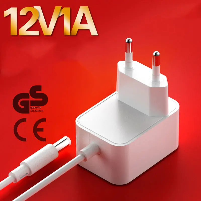 12V1A Power Adapter Plug-in EU Universal 12W 5.5*2.1/5.5*2.5/4.0*1.7 power adapter | Обустройство дома