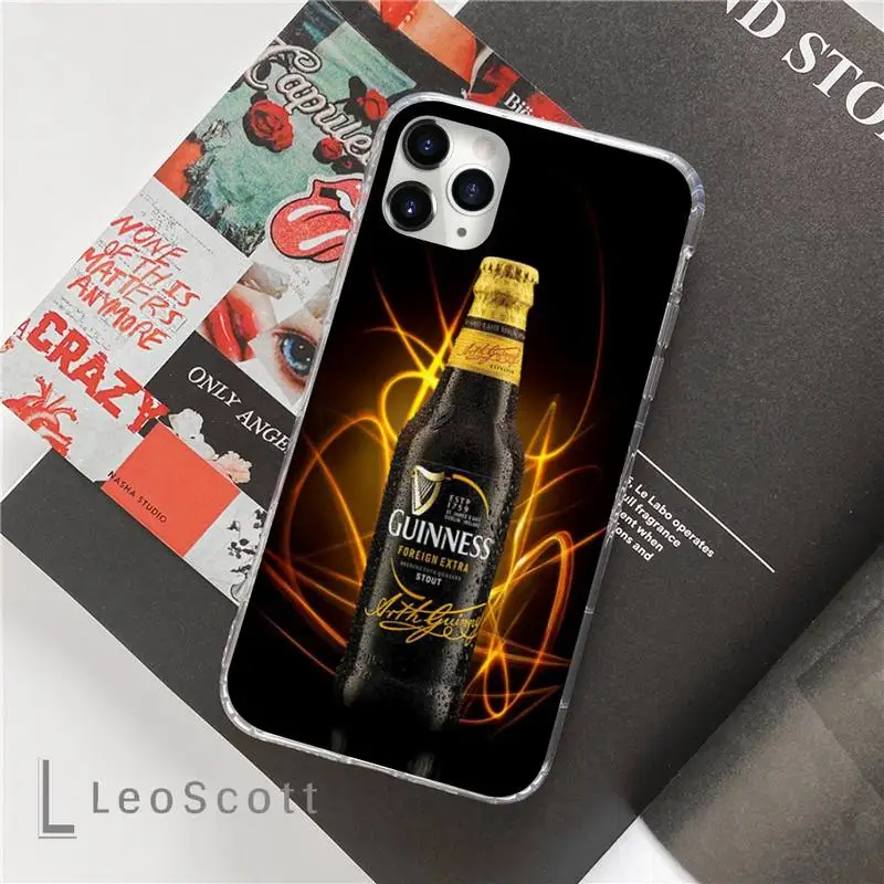 

Guinness Dark Beer Phone Case For iphone 12 5 5s 5c se 6 6s 7 8 plus x xs xr 11 pro max mini