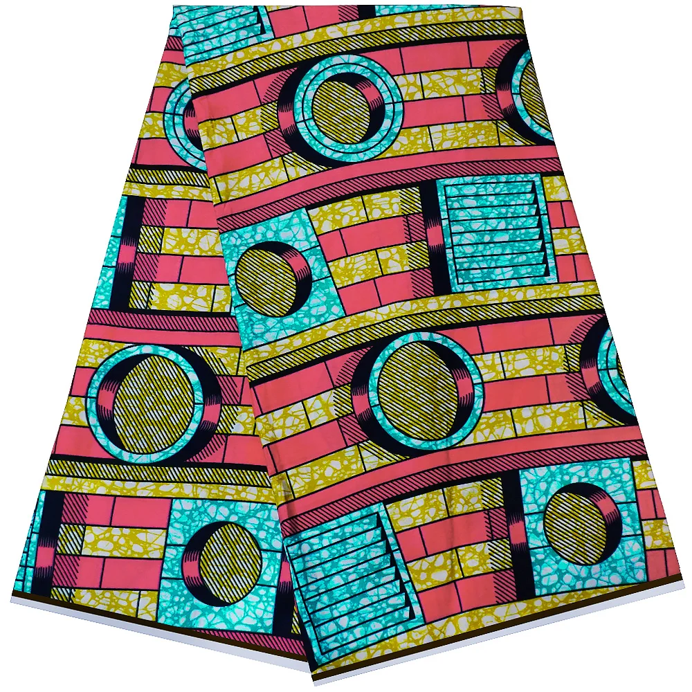 

Ankara fabric African Real Wax Printing Pure Cotton 6 Yards Sewing Materials Pagne Real Real Wax