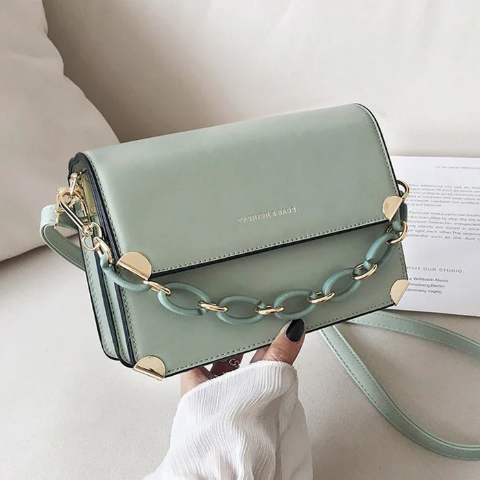 

Женская сумка через плечо из ПУ кожи, 2021, модные роскошные женские сумки на цепочке, модные женские маленькие сумки с заклепками