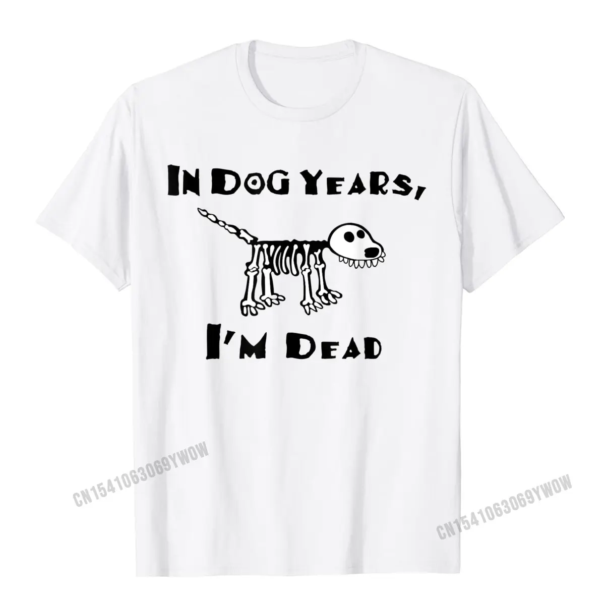 

In Dog Years Im Dead T-Shirt Camisas Men UniqueCasual Tops & Tees Fitted Cotton Men Tshirts Christmas Day