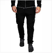 SHUJIN PuimentiuaAutumn Solid Loose Straight Men's Casual Pants Long Trousers Waist Pants Men Plus Size Cotton pantolon erkek