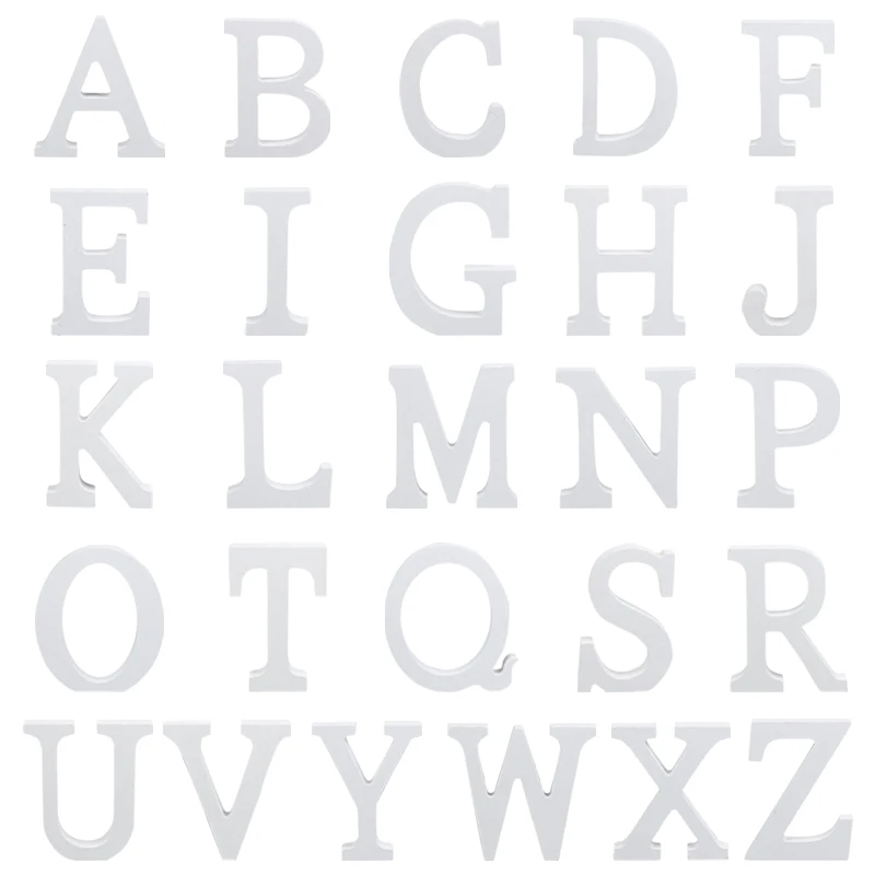 

Горячая Распродажа, искусственные деревянные буквы, алфавит, украшение для свадебной вечеринки, украшение для дома, товары для украшения ...