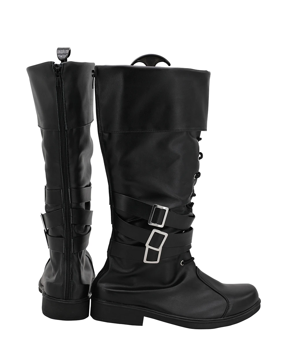 Черные кожаные ботинки для косплея Фантастические звери гринделвальд Геллерт |