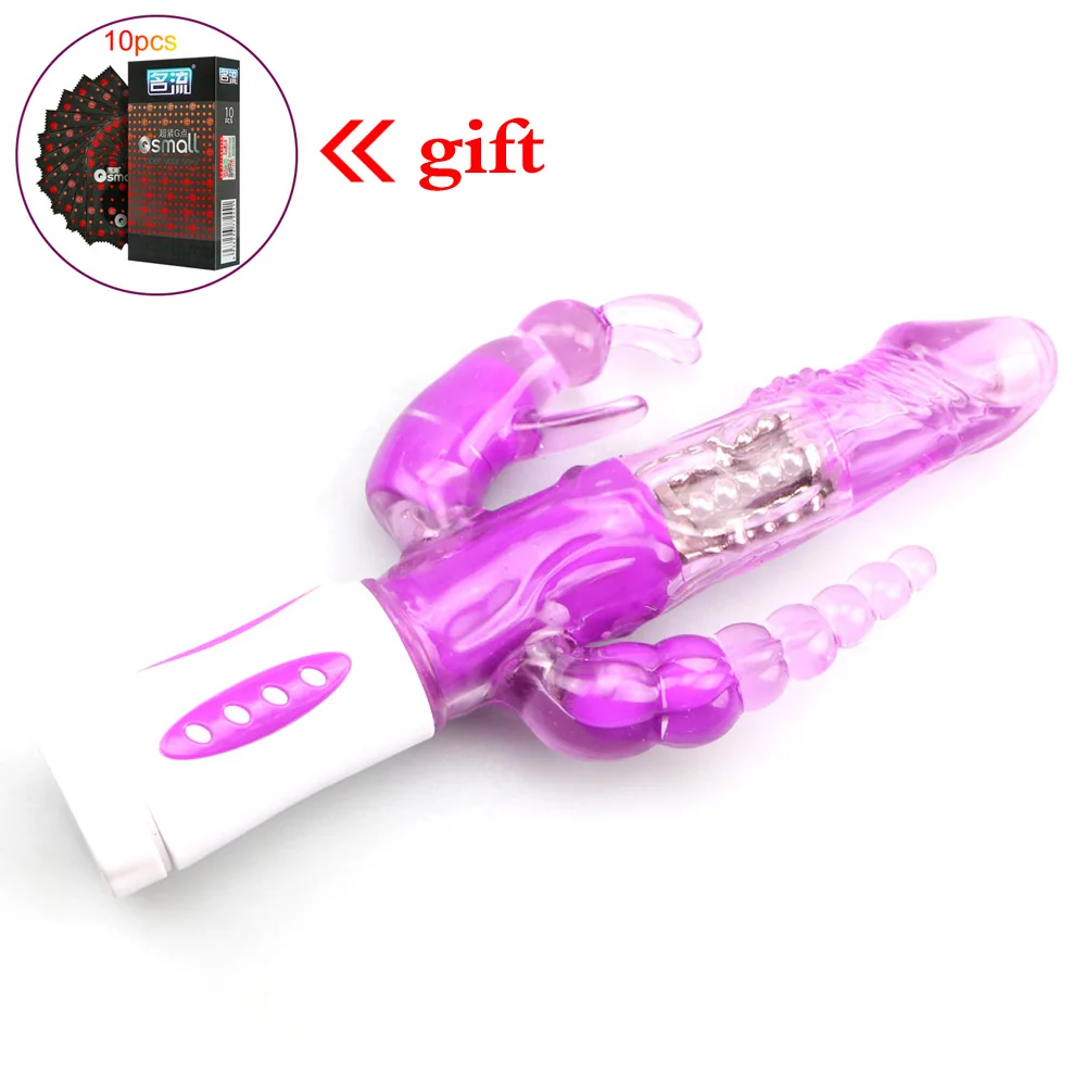 AV Rod кролик вибратор большой фаллоимитатор вибраторы 360 градусов вращения