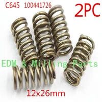 2pc edm wire low speed c645 100542854 12x26mm bottom cover spring for cnc charmilles machine service