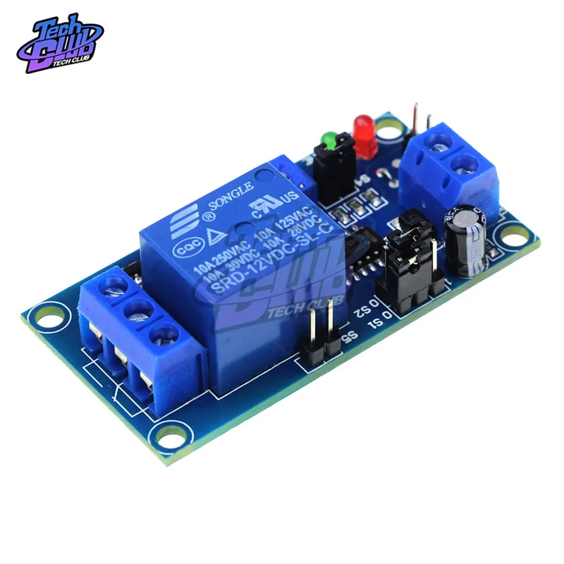 DC 12V реле времени модуль нормальное открытое задержки таймера управления