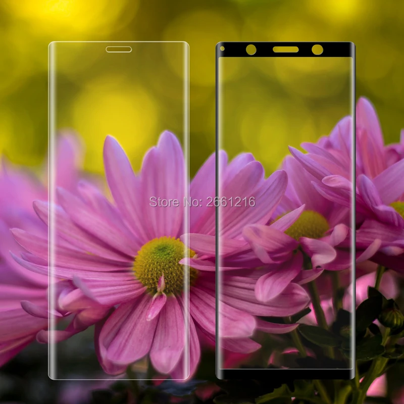 Изогнутое закаленное стекло 9H для Sony Xperia 5 6 1 &quotс полным 3D покрытием защитная