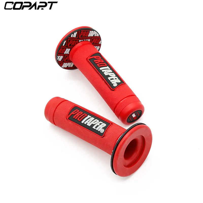 Red Рукоятка Track pro taper Мотоцикл Dirt Pit Bike Мотокросс 7/" 22 мм руль резиновый гель Тормозные ручки для Yamaha KTM CRF YZF - Цвет: Red