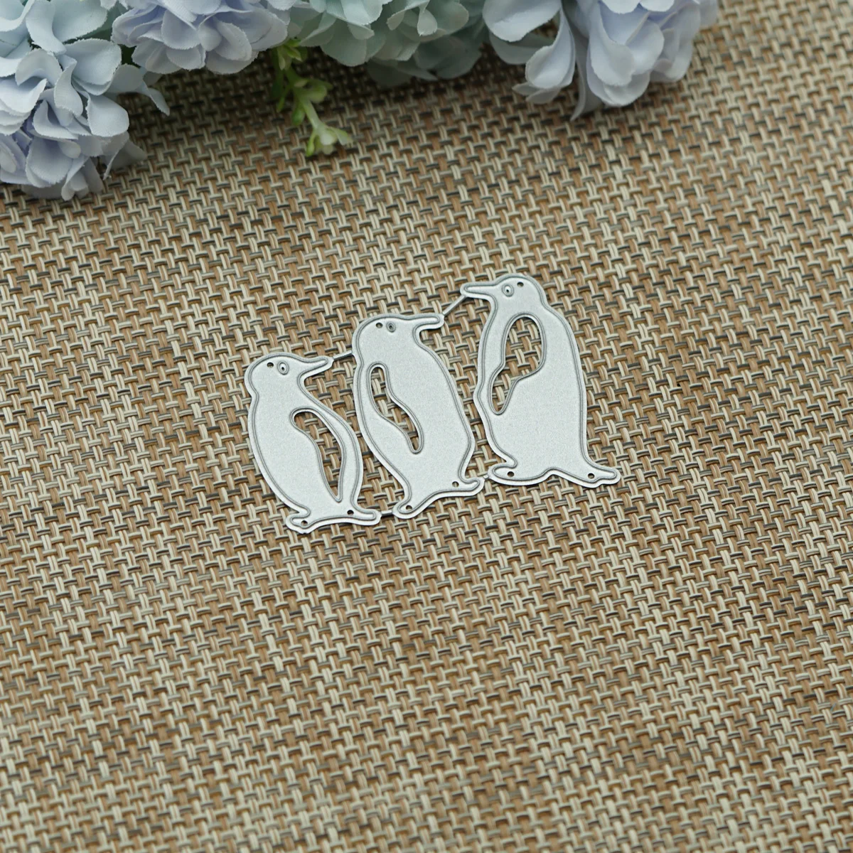 Металлические Вырубные штампы в форме милого пингвина скрапбукинг небольшой