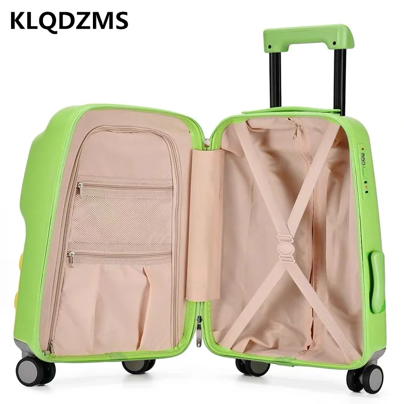 Детский чемодан на колесиках KLQDZMS 20 дюймов с рисунком динозавра | Багаж и сумки