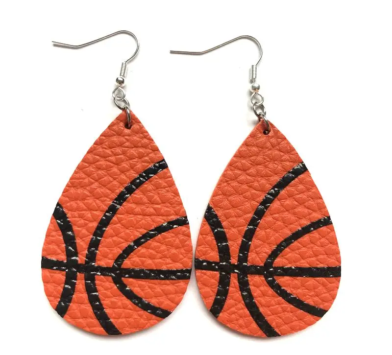 Горячая Мода американская мода плед серьги из кожи для женщин модный флаг