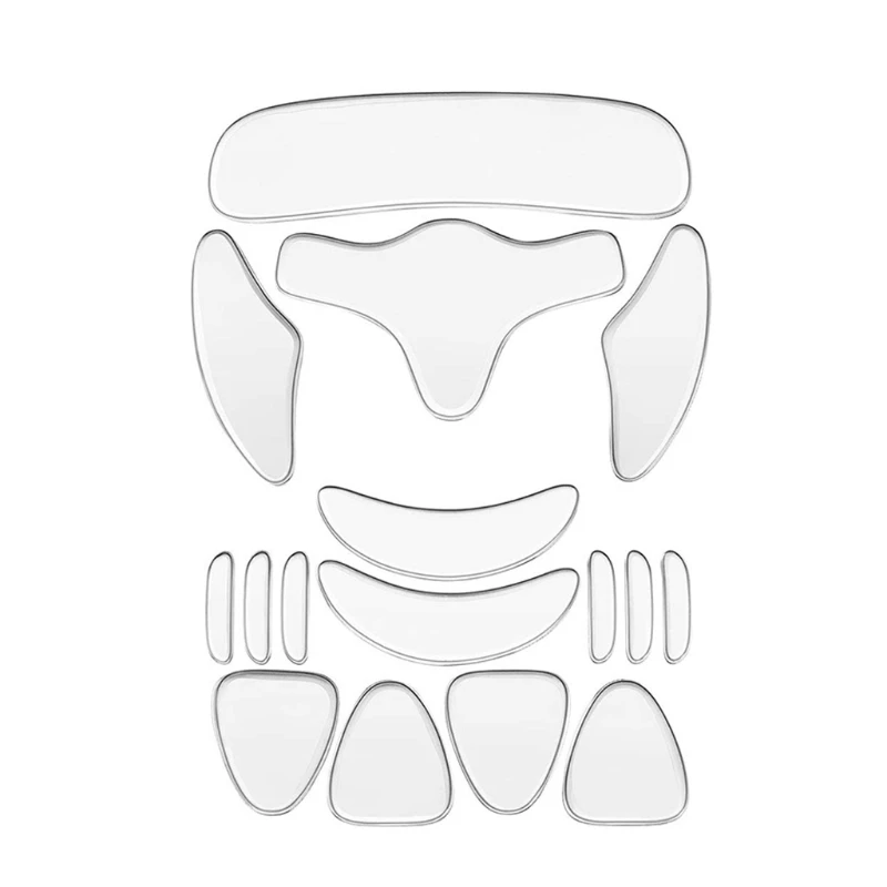 

H7JC Women Anti Wrinkle Eye Forehead Invisible Anti-aging Face Pad Reusable Silicone