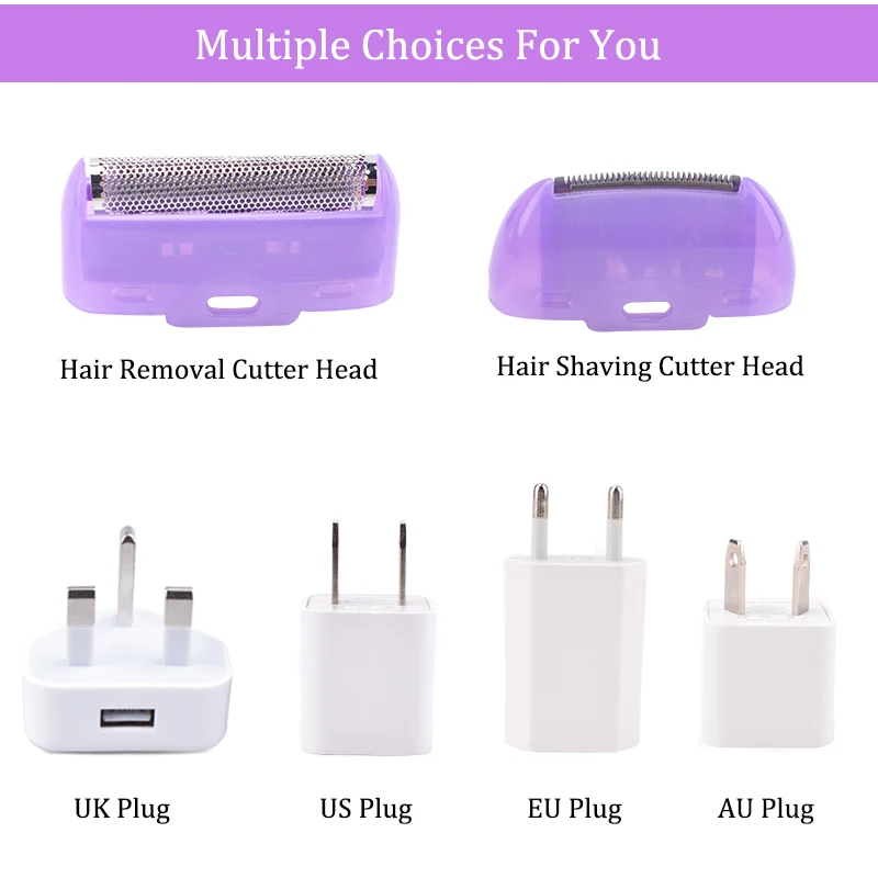

USB Rechargeable Women Epilator Portable Body Hair Shaver Removal Tool Rotary Face Leg Bikini Lip Depilator Hair Remover Lady