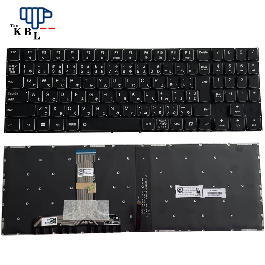Новая черная клавиатура для ноутбука Lenovo Legion Y520 Y720 с подсветкой на японском языке