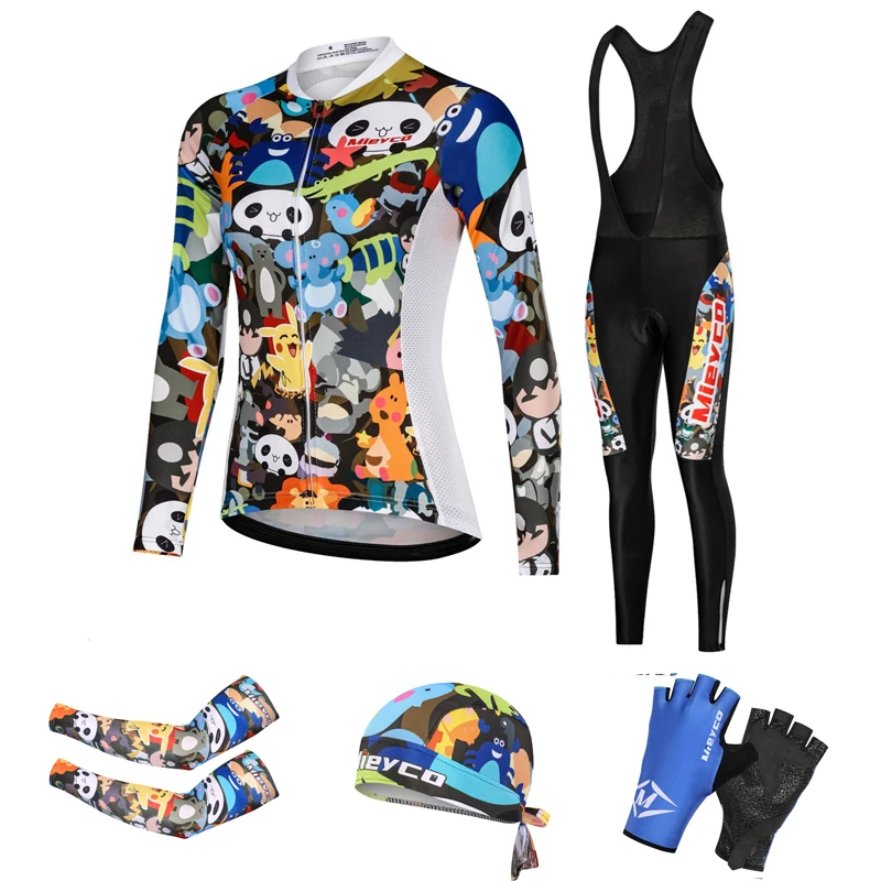 

Pro Cycling Jersey Set Long Sleeve Breathable MTB Bike Clothes Wear Bicicleta Clothing Ropa Maillot Ciclismo BMX Bisiklet Suit