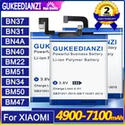 Аккумулятор для Xiaomi Mi Redmi Note Mix 2 3 3S 3X 4 4X 4A 4C 5 5A 5S 5X M5 6 6A 7 8 Pro Plus батареи BN43 BN37 BM3B BM49 BM50