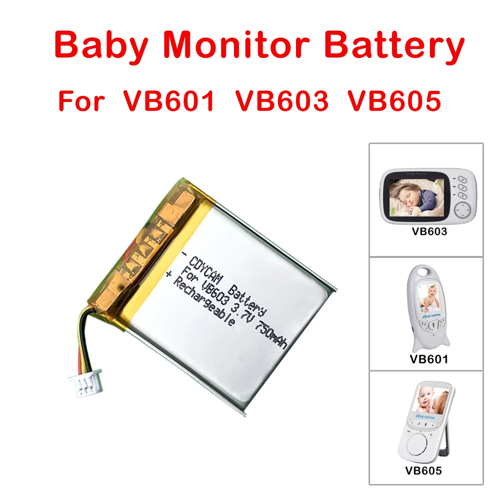 Аккумулятор для видеоняни VB603 3 7 в 750 мА · ч 650 ч|Перезаряжаемые батареи| |