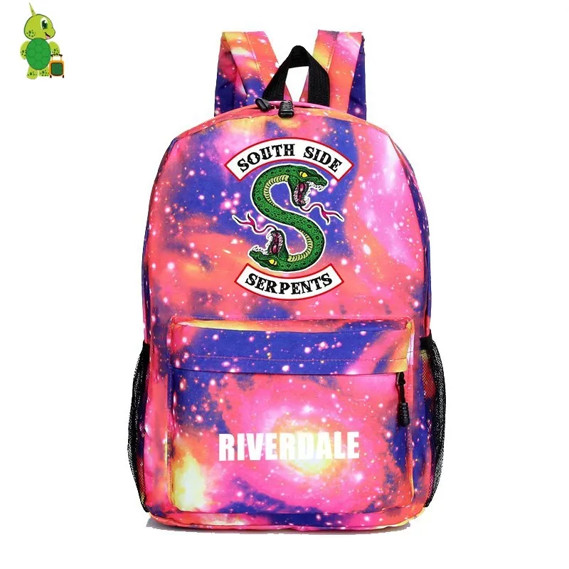 Рюкзак с Южной Стороной ривердейла Mochila школьные сумки для девочек и мальчиков