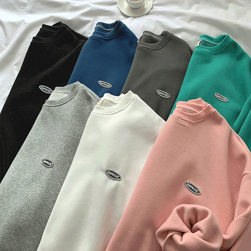 

Style Retro Neck Sweater Women's Pullover Autumn Style Loose Harajuku Style for Students Oversize Long