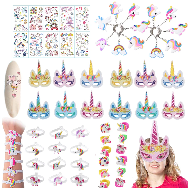 

Unicorn Party Favors Kids Birthday Party Supplies Christmas Gift Unicorn Mask Stickers Pinata Filler Baby Shower Favor Girl